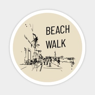 Beach Walk! Magnet